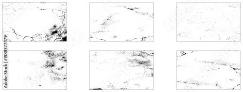 Grunge texture backgrounds. collection of black grunge texture. Vector illustration