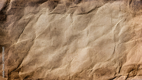 Old brown textured paper. brown empty blank space page with fiber pattern of kraft paper for text