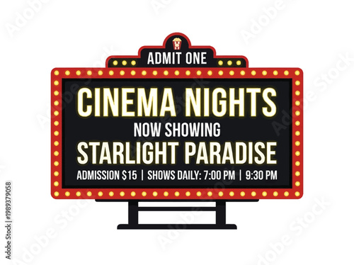 Cinema Nights - Starlight Paradise Movie Showtimes and Admission Information