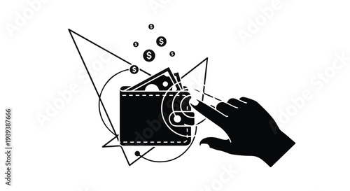 hand holding film strip with creative design elements