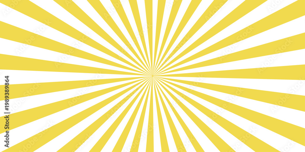 Fototapeta premium Abstract explosion in yellow and white, a burst of energy and optimism emanating from the center.