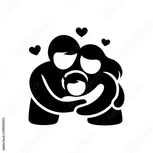 Deep Family Hug Love Icon