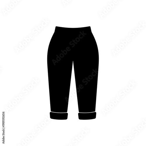 Stylish Cropped Trousers Icon