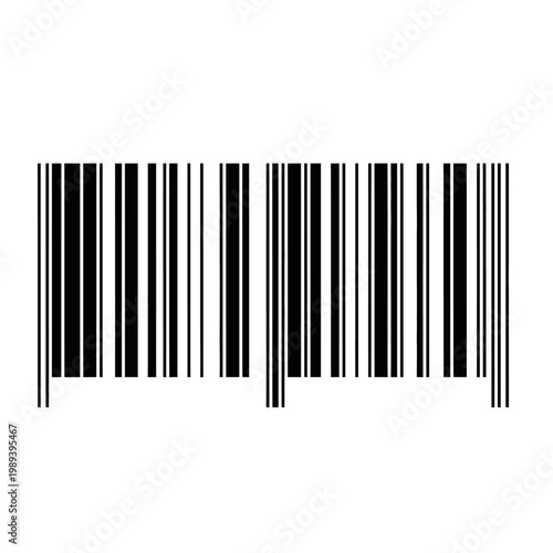 A close-up view of a barcode scanner reading a product code label on a package