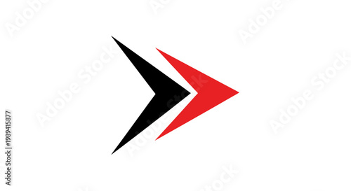 A dynamic illustration of a speeding arrow in motion, showcasing a bold black and fiery red design, conveying energy and speed, set against a clean background.