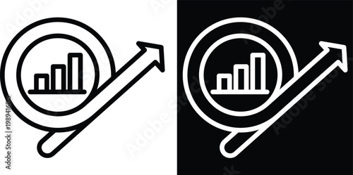 sustain Two-tone version in black and white background