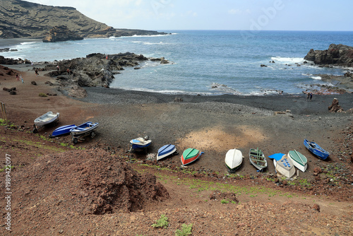 Bild auf Leinwand Lanzarote, El Golfo