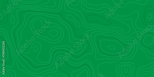 Abstract Topographic Contour Map Background With Smooth color Terrain Lines and Minimal Design.