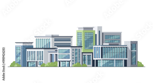 Modern Office Buildings Facade - Corporate Architecture