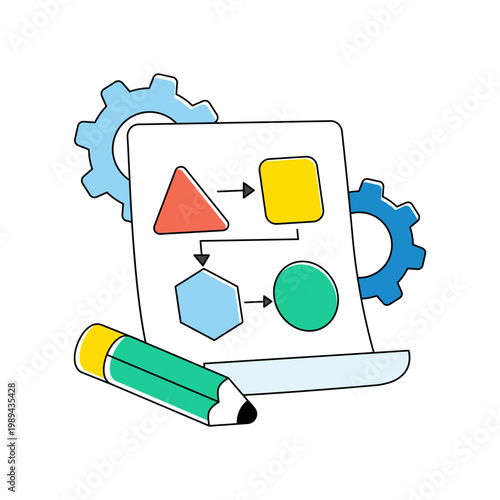 An icon design of adaptation 