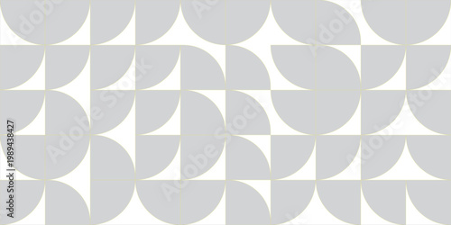 Schilderij op canvas Bright curve seamless pattern