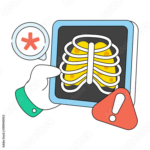 Vector design of radiography error 