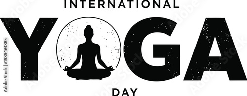 Y ga logo a modern design featuring a silhouette of a yoga practitioner