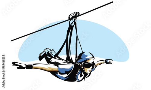  ziplining outdoors activity in adventure travel