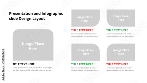 Engaging presentation template with multiple image placeholders and customizable text sections