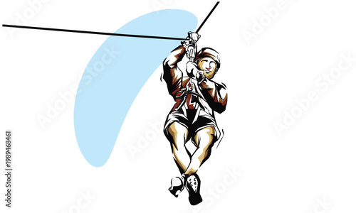  ziplining outdoors activity in adventure travel