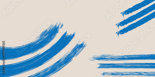 Grainy blue spiral brush stroke with spray texture. Hand drawn distress abstract. vector ilustration art