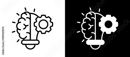 Smart Solutions whiteblack icon