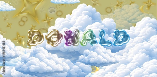 Quadro su tela Donald name