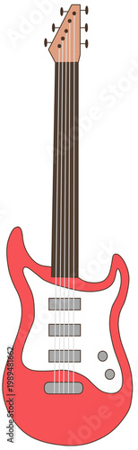 electric guitar vector