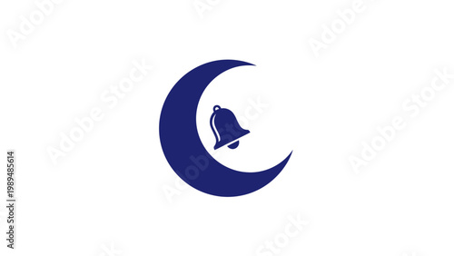 Crescent Moon with Bell Inside.