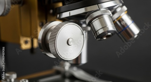 Microscope Focusing Knob Precision Control Metal Mechanism