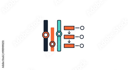Colorful Gear Mechanism System Design.