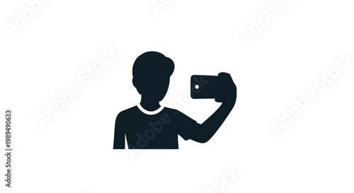 Person taking a selfie photo.