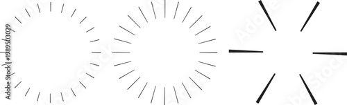 Thin Line Radial Loading Spinner Icons Minimal Circular Progress Indicators PNG