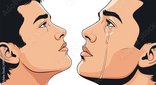 Powerful illustration of the globe wrapped in barbed wire being broken or freed against a sunburst background.