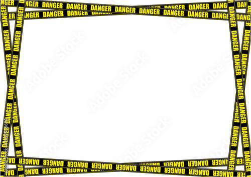 立入禁止標識テープの背景素材