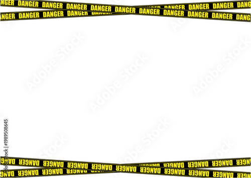 立入禁止標識テープの背景素材