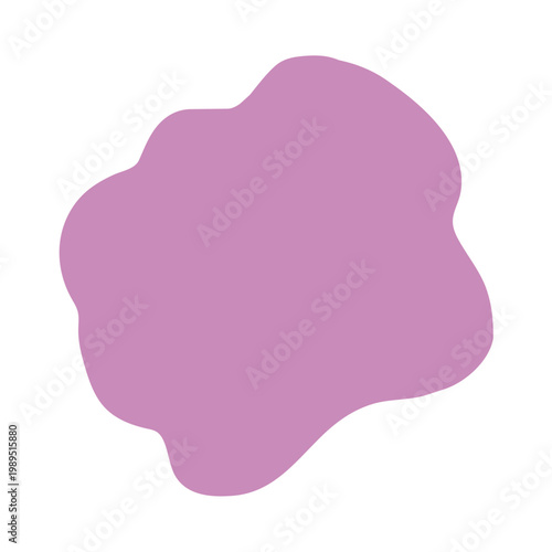 Soft Organic Blob Shapes in Pastel Colors