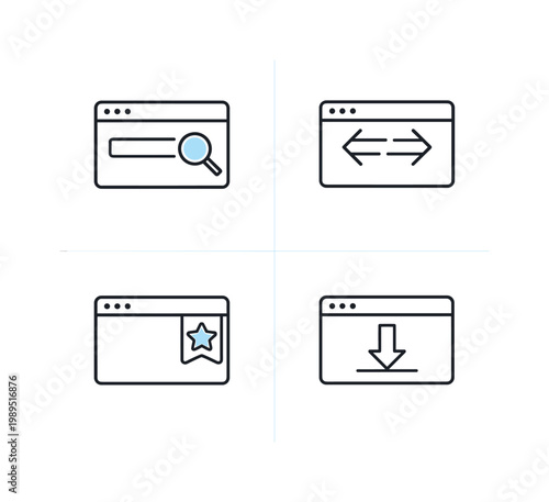 Web browsing and online workflow concept focused on search navigation multitasking and digital productivity in professional and everyday contexts, a browser with search