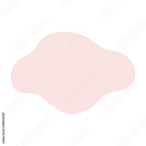 Soft Organic Blob Shapes in Pastel Colors