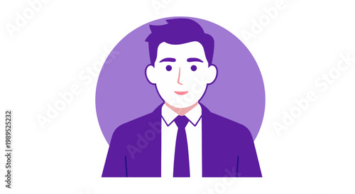 Man in a suit with a tie, professional business portrait