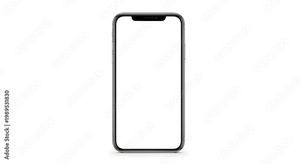 Obraz premium Clean iphone 14 pro max mockup showcase your app or design with a realistic phone mockup