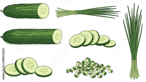 Seamless pattern featuring vibrant floral arrangements inside various green and grey vases on a minimalist white backdrop.