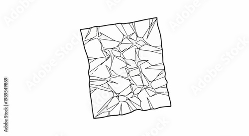Abstract geometric pattern resembling fractured glass or a shattered surface