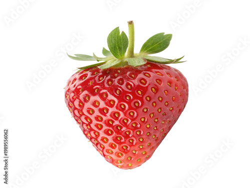 Red Strawberry isolated on PNG or JPEG Background