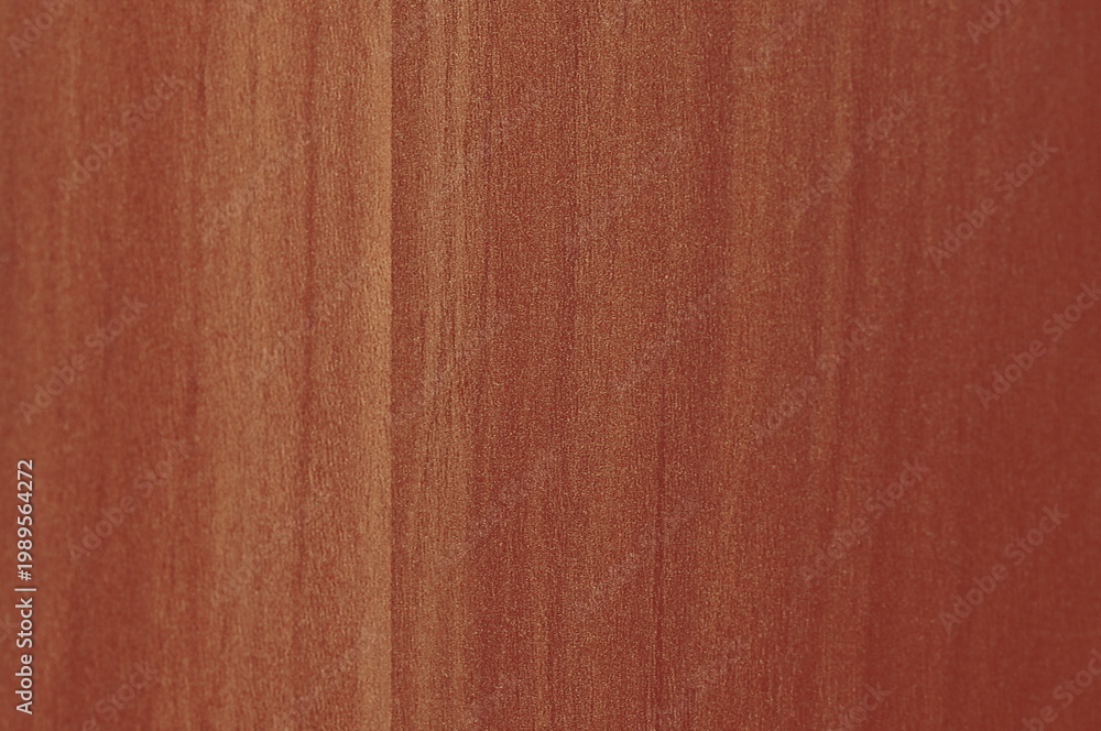 Fototapeta premium Reddish brown wood texture background with smooth grain 