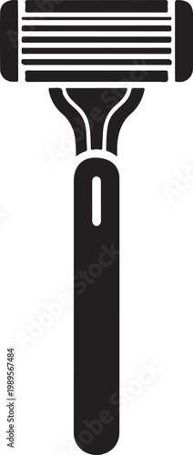 The shaving razor icon. Shaver symbol. Flat
