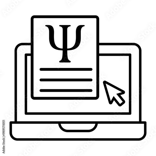 Psychology icon vector. Psychologist Illustration sign. Group therapy symbol or logo.