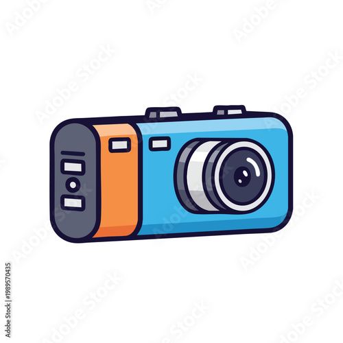 Colorful Digital Camera for Photography and Travel Adventures