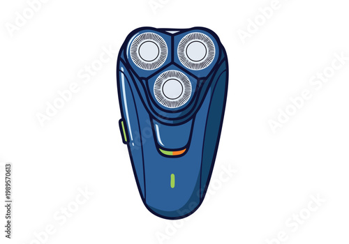 Electric Shaver with Triple Rotary Heads for a Close Comfortable Grooming Experience