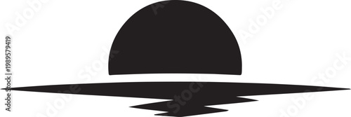 Black silhouette of a witch hat