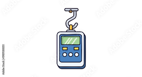 Modern Digital Medical Glucose Meter for Blood Sugar Testing