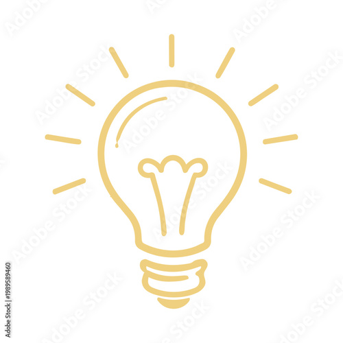 A simple line icon featuring a light bulb motif.
Represents ideas and inspiration with a clear and intuitive design.