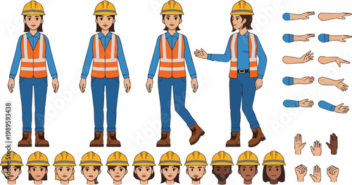 Construction Worker Body Parts 4.