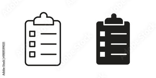 List icon collection vector illustrations, Vector pictogram